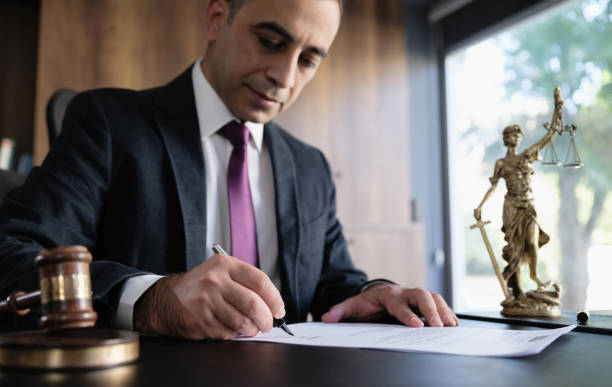 Experienced personal injury attorney in professional office setting